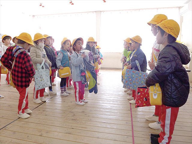 河輪幼稚園幼稚園 そろそろ降園の時間